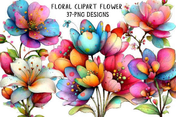 Download Watercolor Floral Clipart Flower - Floral clipart Collection