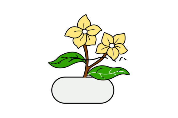 Download Oblong Potted Flowers - Potted flowers Collection