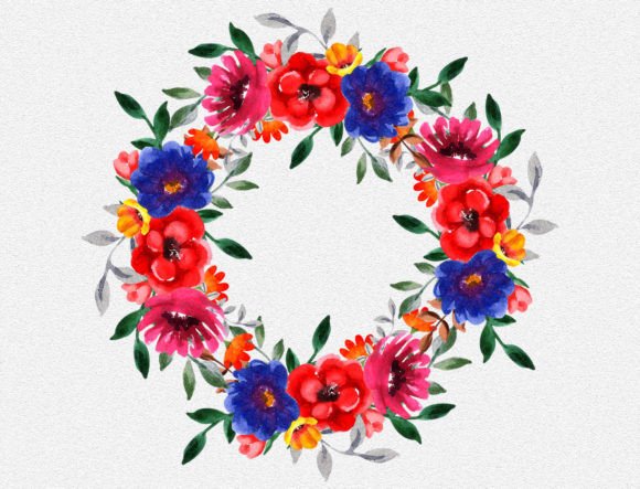 Download Watercolor Wreath PNG | Floral Clipart - Floral clipart Collection