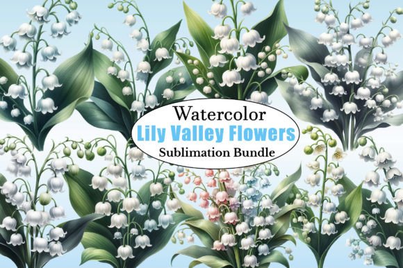 Download Watercolor Lily of the Valley Flowers - Lily of the valley Collection