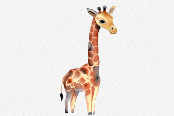 Download Watercolor Giraffe Clipart - Watercolor giraffe clipart Collection