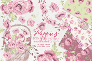 Download Watercolor Floral Clipart Poppies Red - Floral clipart Collection