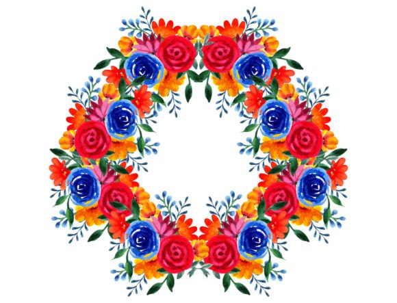 Download Watercolor Wreath PNG | Floral Clipart - Floral clipart Collection