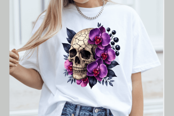 Download Gothic Skull Orchid PNG - Premium Resources