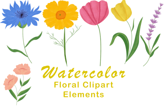 Download Watercolor Floral Clipart - Floral clipart Collection