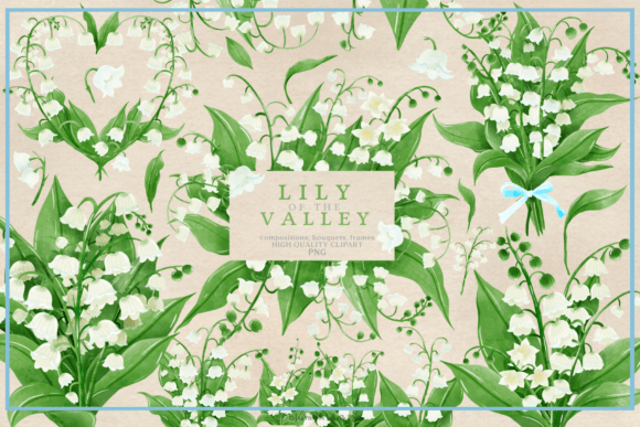 Download Lily of the Valley Watercolor - Lily of the valley Collection
